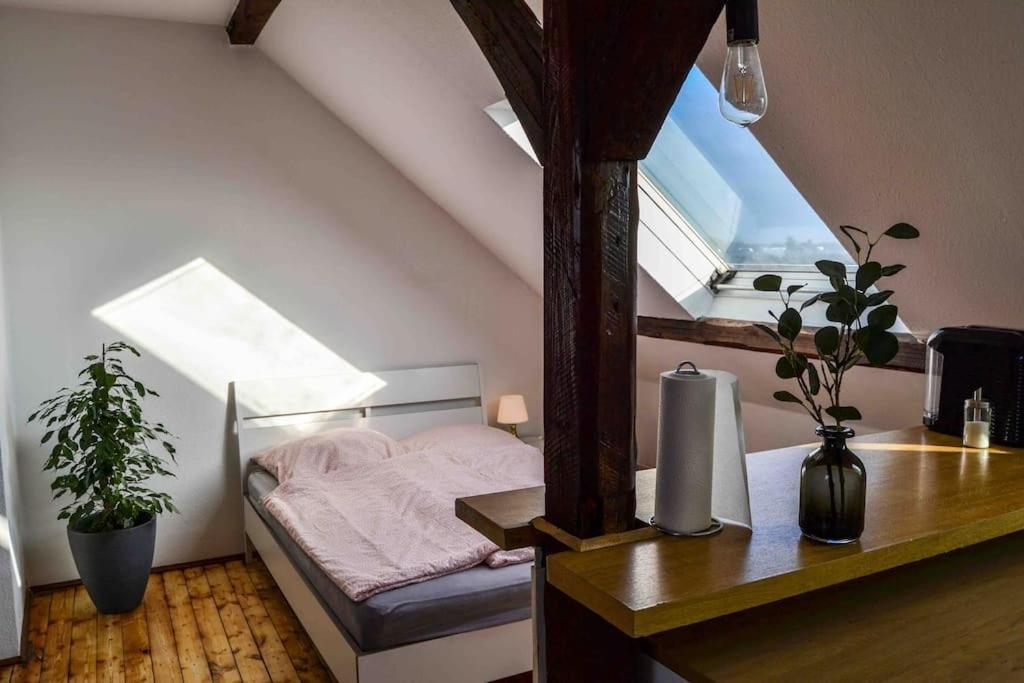 Schoene Dachgeschosswohnung Nahe Koeln Luaran gambar